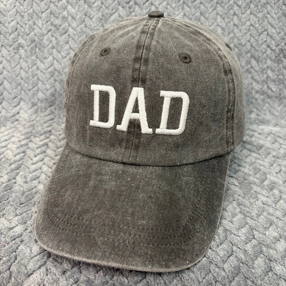 Trendy Apparel Shop Dad Hat Washed Gray Cotton Baseball Cap TXT360